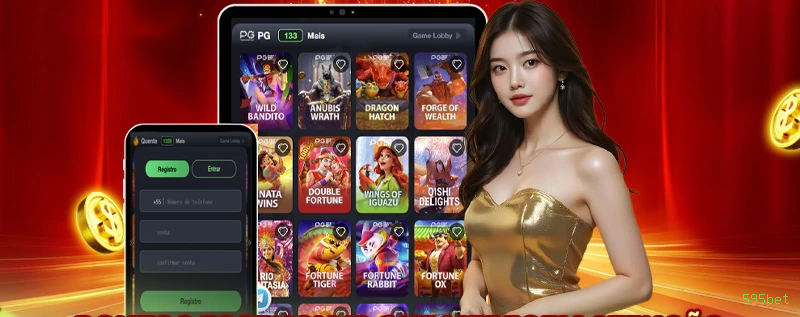 Conta 595bet sincronizada site e app